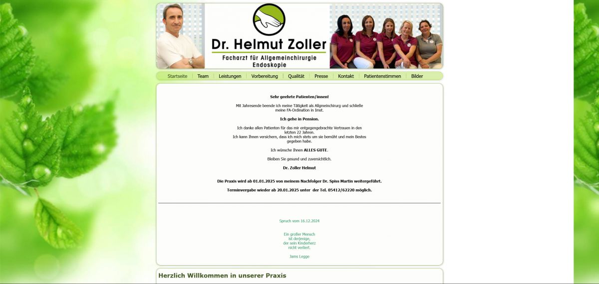 Magen Darm Gesundheit - Dr. Zoller