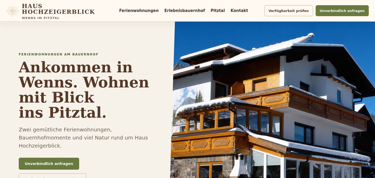 Hochzeigerblick